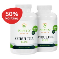 PhytoForsan / Spirulina Blue 1+1 gratis!  (tijdelijk 10% extra korting + waterflesje)